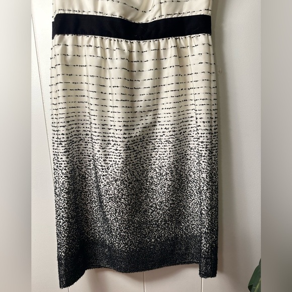 Kate Spade Trish Be Dazzled Cream Black Ombré Dress Size 6 - Picture 15 of 16